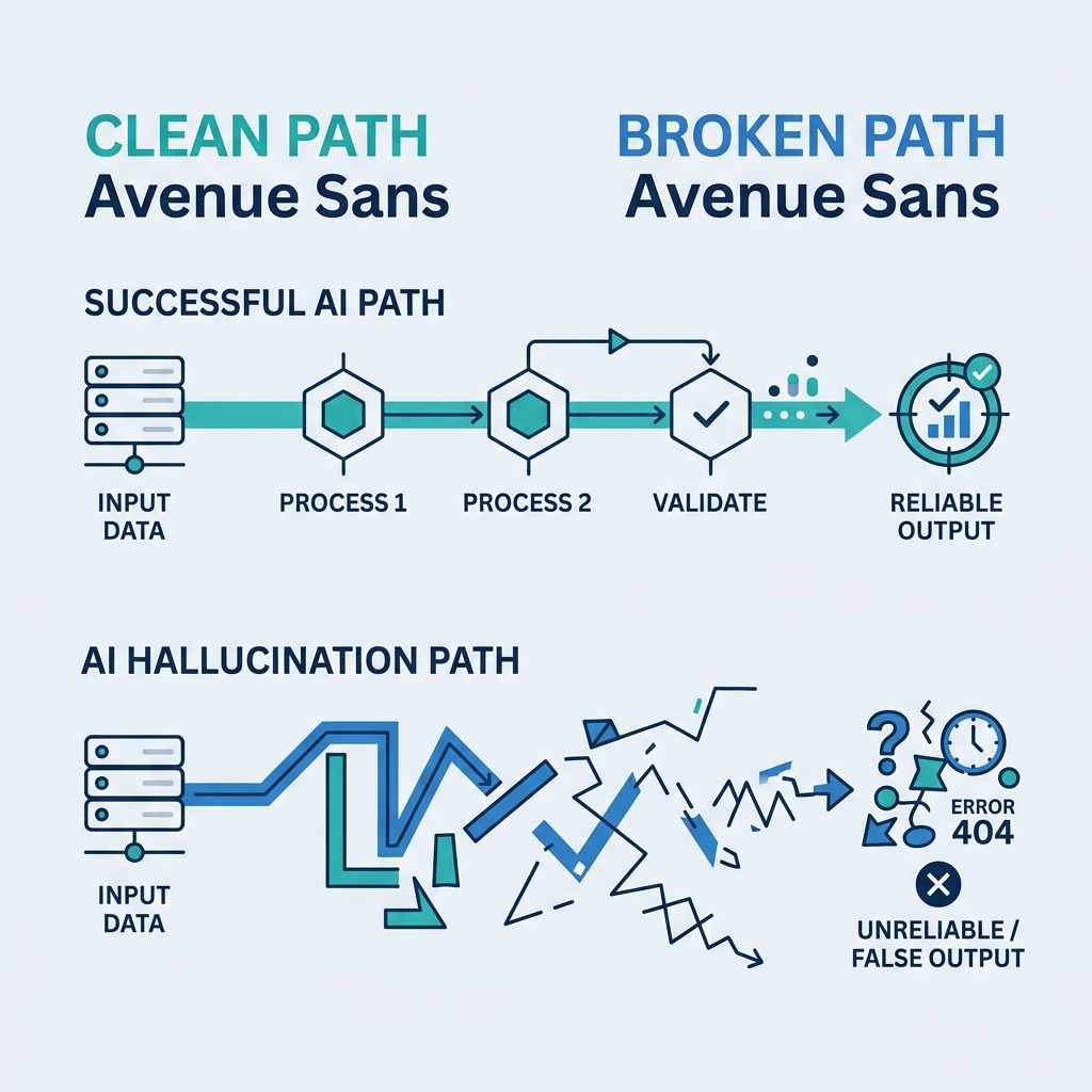 AI Hallucination Illustration