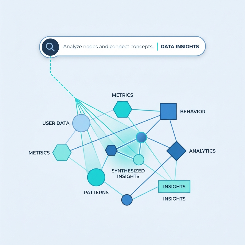 Keyword vs Semantic Search Concept Diagram