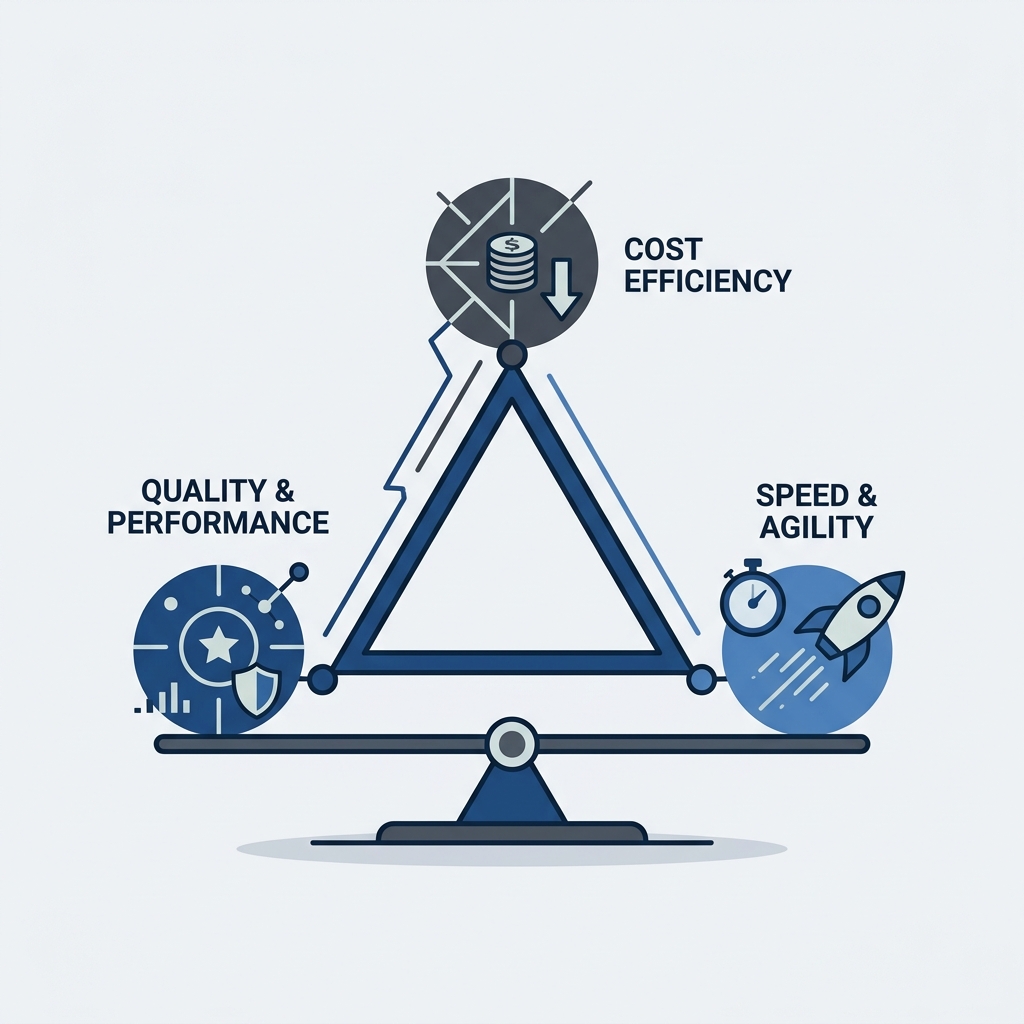 AI Architecture Trilemma Banner